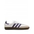 Adidas Samba ADV "Cloud White/Collegiate Purple/Gold Metallic" sneakers