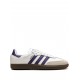 Adidas Samba ADV "Cloud White/Collegiate Purple/Gold Metallic" sneakers