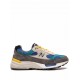 New Balance 992 "Grey/Blue/Teal/Yellow" low-top sneakers