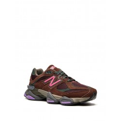 New Balance 90/60 Burgundy Low-Top Sneakers