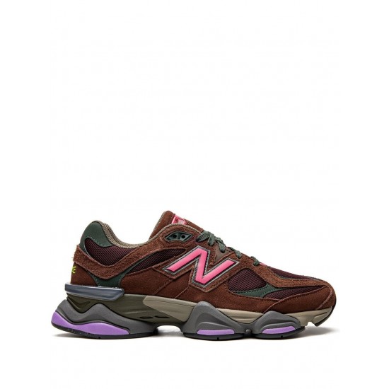 New Balance 90/60 Burgundy Low-Top Sneakers