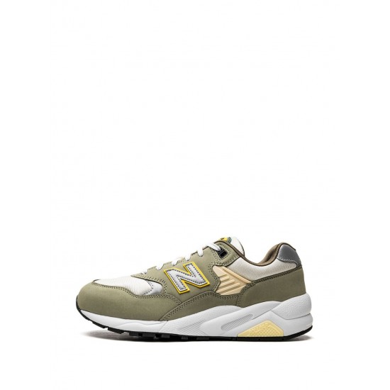 New Balance 580 Olive low-top sneakers