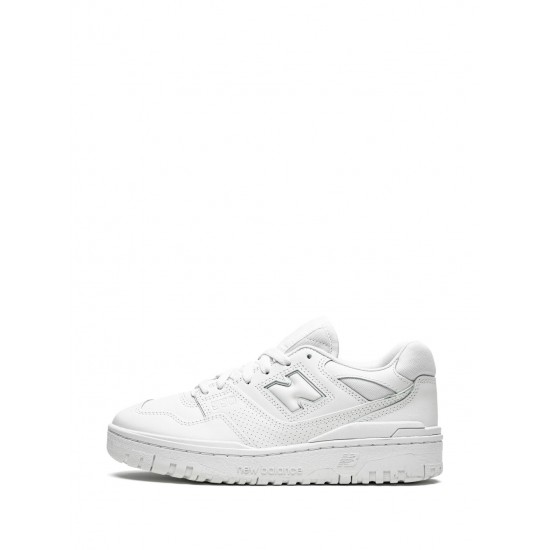 New Balance 550 Triple White Low-Top Sneakers