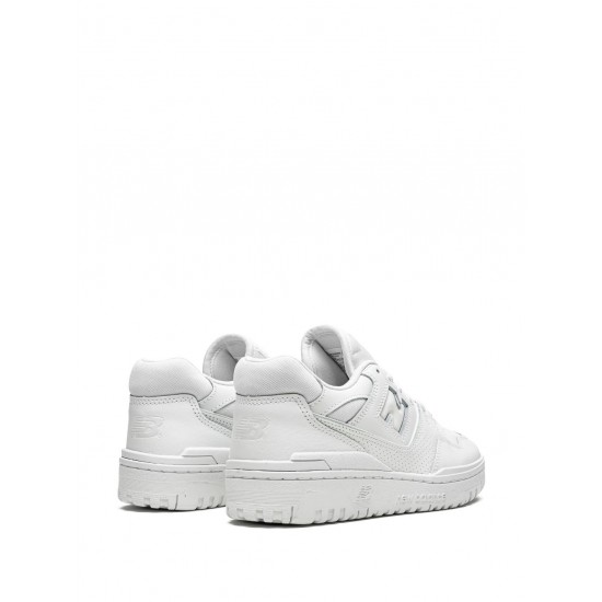 New Balance 550 Triple White Low-Top Sneakers