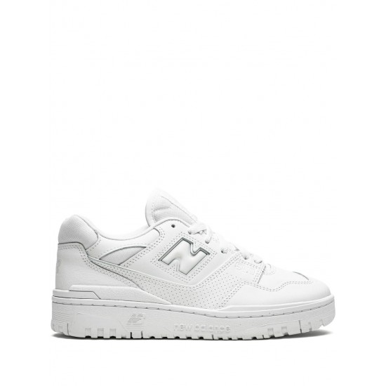 New Balance 550 Triple White Low-Top Sneakers