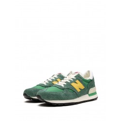 New Balance 990 V1 "Green/Gold" sneakers