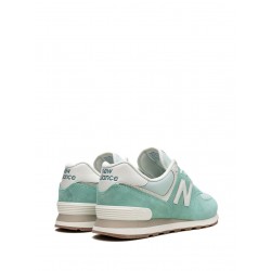 New Balance 574 Green Low-Top Sneakers