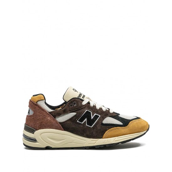 New Balance 990v2 Made In USA Brown Sneakers