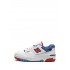 New Balance 550 White/Red/Blue Sneakers