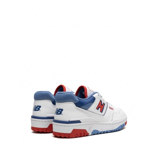 New Balance 550 White/Red/Blue Sneakers