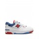 New Balance 550 White/Red/Blue Sneakers