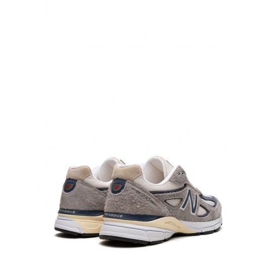 New Balance 990v4 Made in USA - Grey/Navy Sneakers