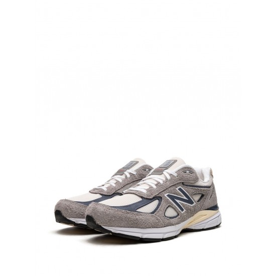 New Balance 990v4 Made in USA - Grey/Navy Sneakers