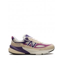New Balance 990v6 Made in USA - Macadamia Nut Magenta sneakers