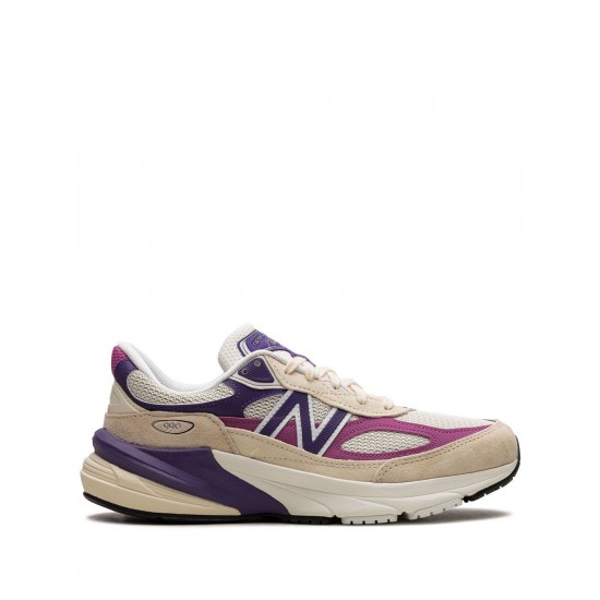 New Balance 990v6 Made in USA - Macadamia Nut Magenta sneakers