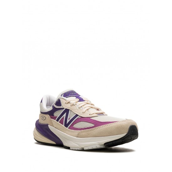 New Balance 990v6 Made in USA - Macadamia Nut Magenta sneakers