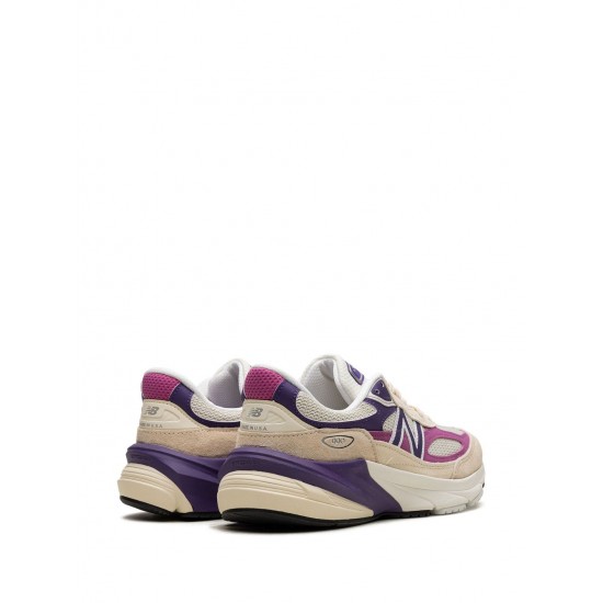 New Balance 990v6 Made in USA - Macadamia Nut Magenta sneakers