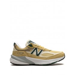 New Balance 990 "Pale Yellow/Forest Green" sneakers