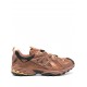 New Balance logo patch leather sneakers