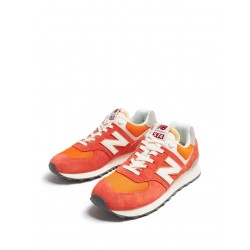 New Balance 574 colorblock suede sneakers