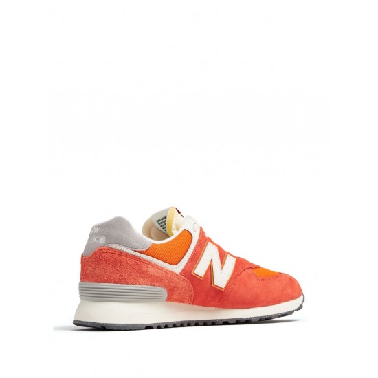 New Balance 574 colorblock suede sneakers