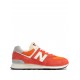 New Balance 574 colorblock suede sneakers