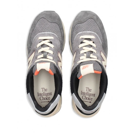New Balance 574 panelled lace-up sneakers