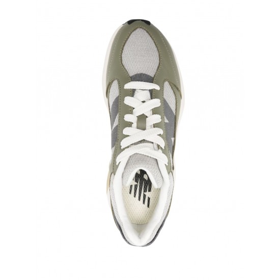 New Balance Logo print leather sneakers