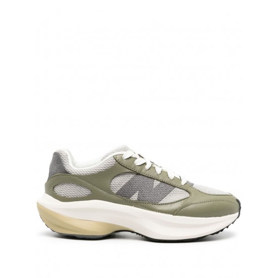 New Balance Logo print leather sneakers