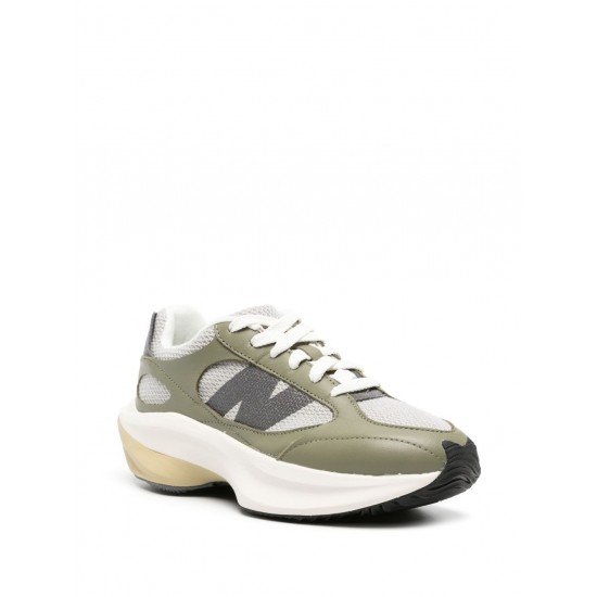 New Balance Logo print leather sneakers
