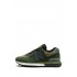 New Balance x Stone Island 574 Legacy Dark Green sneakers