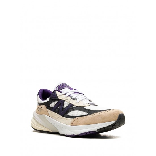 New Balance x Teddy Santis 990v6 Made In USA - White/Black Plum Sneakers