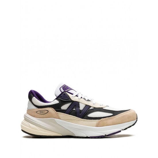 New Balance x Teddy Santis 990v6 Made In USA - White/Black Plum Sneakers