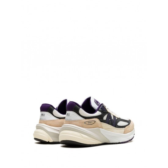 New Balance x Teddy Santis 990v6 Made In USA - White/Black Plum Sneakers