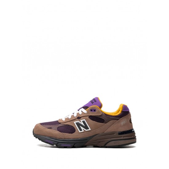 New Balance Made in USA 993 Mushroom/Midnight Violet sneakers