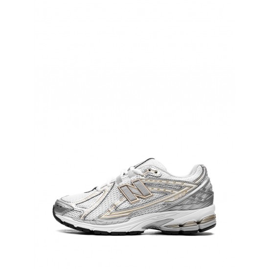 New Balance 1906R White Rain Cloud Silver Metallic white sneakers