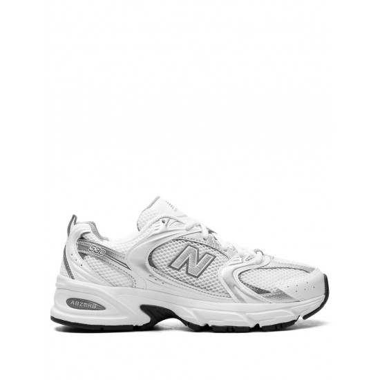 New Balance 530 White Silver Metallic Sneakers