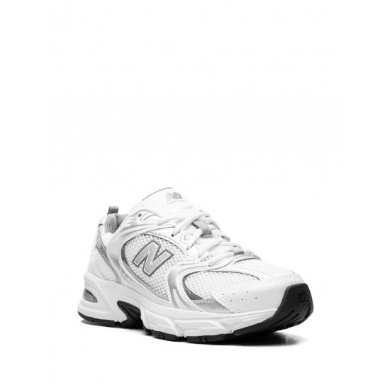 New Balance 530 White Silver Metallic Sneakers