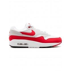 Air Max 1 Anniversary "White/University Red" sneakers