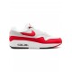 Air Max 1 Anniversary "White/University Red" sneakers
