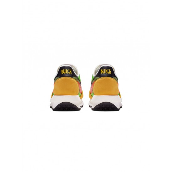x sacai LdWaffle "Green Gusto" sneakers