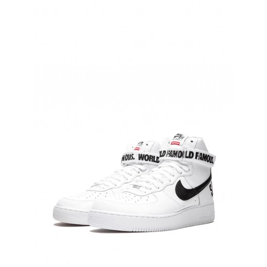 x Supreme Air Force 1 High SP "White" sneakers