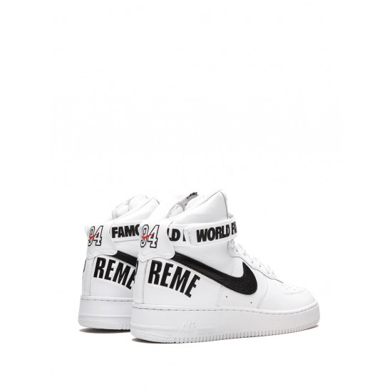 x Supreme Air Force 1 High SP "White" sneakers