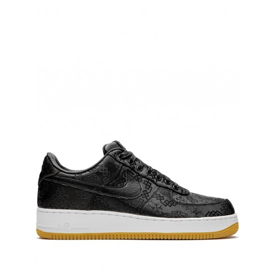 x Fragment x Clot Air Force 1 07 "Black Silk" sneakers