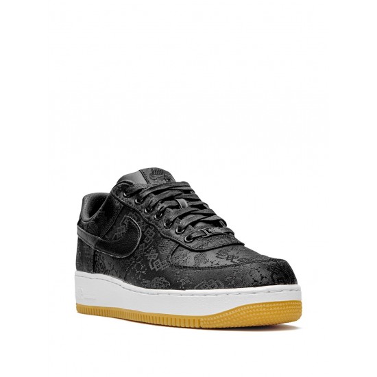x Fragment x Clot Air Force 1 07 "Black Silk" sneakers