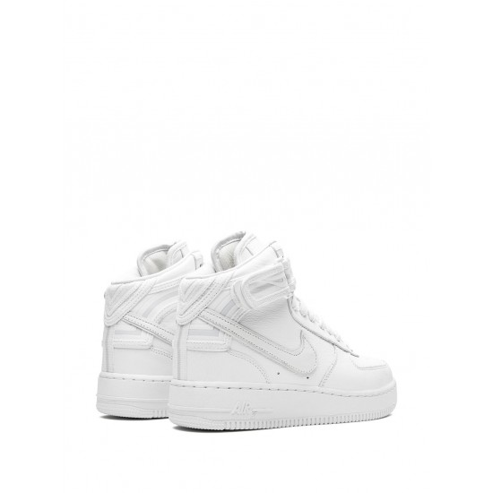 x Riccardo Tisci Air Force 1 Mid SP/Tisci "Triple White" sneakers