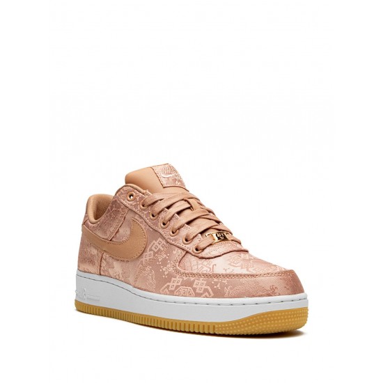 x CLOT Air Force 1 PRM "Rose Gold Silk" sneakers