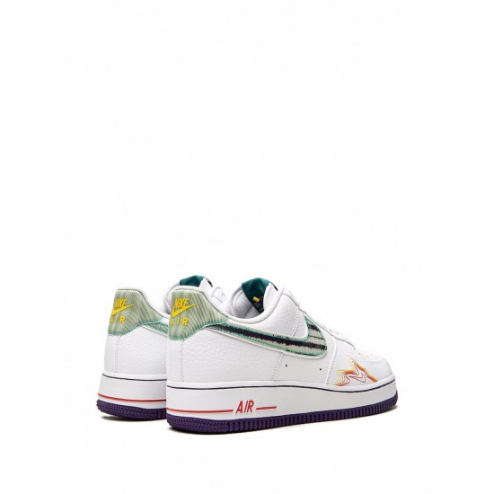 x De’Aaron Fox Air Force 1 Low "Pregame Pack" sneakers