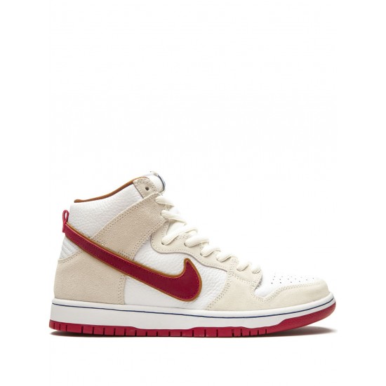 SB Dunk High "Team Crimson" sneakers