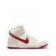 SB Dunk High "Team Crimson" sneakers